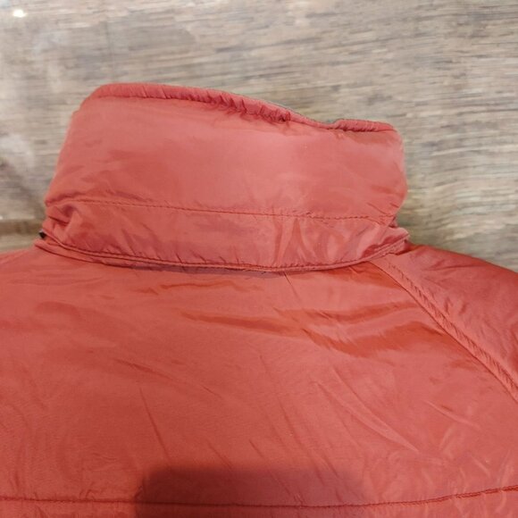 Trader Bay Women's Red Hooded Puffer Jacket Size Large - Picture 3 of 5